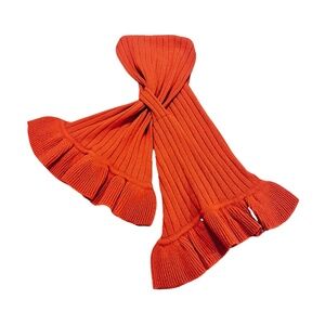 Anthropologie Tullette Ribbed Scarf with Slide Through Wrap